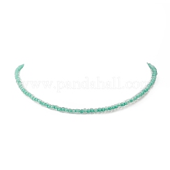 7 個 7 色キャンディーカラーガラスシードビーズネックレスセット女性用  ミックスカラー  15.94インチ（40.5cm）  1pc /カラー&nbsp;NJEW-JN04183