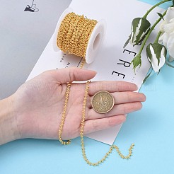 Handmade Brass Beaded Chains&nbsp;CHC-I006-02G