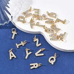 SHEGRACE Brass Micro Pave Clear Cubic Zirconia Pendants&nbsp;XGRQ29361-394G