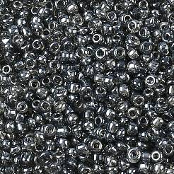 ガラスシードビーズ  ラウンド  ブラック  2~4mm  穴：0.8~1.2mm  20 G /袋  25袋/セット  500 G /セッティング&nbsp;GLAA-XCP0001-72I