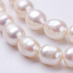 Natural Cultured Freshwater Pearl Beads Strands&nbsp;PEAR-P002-24