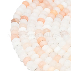 Natural Pink Aventurine Beads Strands&nbsp;G-P575-A02-6x4mm-02