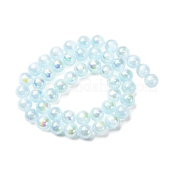 Plating Natural Selenite Beads Strands&nbsp;G-G120-A01-02-03