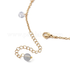 304 Stainless Steel Link Chain Anklets&nbsp;AJEW-AN00699-01