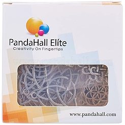 チベットスタイル合金中国結びのペンダント  アンティークシルバー  10PCS /種類  60個/箱&nbsp;TIBEP-PH0004-09