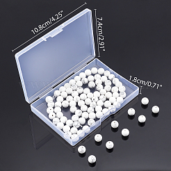 Natural Howlite Beads Strands&nbsp;G-AR0001-96