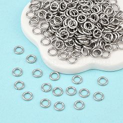 Tarnish Resistant 304 Stainless Steel Open Jump Rings&nbsp;STAS-J013-5x0.9mm-01
