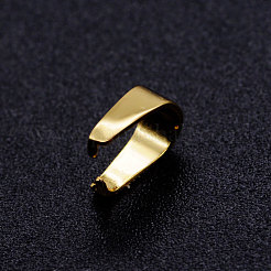 201ステンレススチールスナップオンベイル  18KGP本金メッキ  7x5x3mm  ピン：0.5mm&nbsp;A-STAS-S105-JN470-2-7