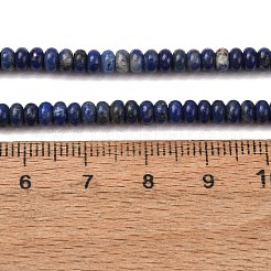 Natural Lapis Lazuli Beads Strands&nbsp;G-P354-10-4x2mm