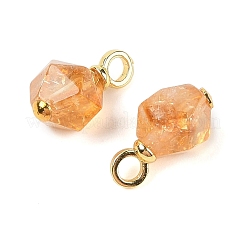 Natural Citrine Pendants&nbsp;G-C148-01A-G