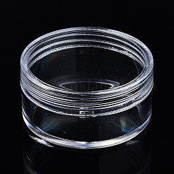 カラムポリスチレンビーズ貯蔵容器  ジュエリービーズ用小さなアクセサリー  透明  4.95x2.45cm  内径：4.2のCM&nbsp;LS-CON-N011-022-1