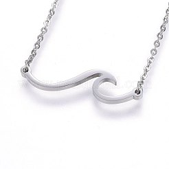 304 Stainless Steel Pendant Necklaces&nbsp;NJEW-H491-17