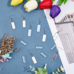 DIY Blank Rectangle Dome Earring Making Kit&nbsp;STAS-DC0015-38