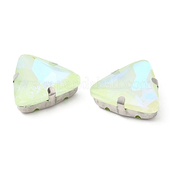 Mocha Fluorescent(MI) Triangle Sew on Rhinestone&nbsp;GGLA-Q086-01A-P05