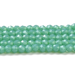 Glass Imitation Jade Beads Strands&nbsp;GLAA-H021-02-07