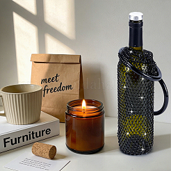Sparkly Rhinestone Wine Bottle Bag&nbsp;AJEW-WH0609-899B