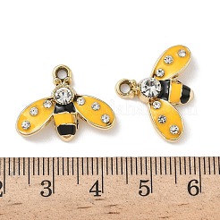 Alloy Enamel Rhinestone Pendants&nbsp;FIND-L024-17B-G