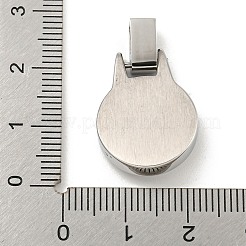 Non-Tarnish 304 Stainless Steel Pendants&nbsp;STAS-F307-10P
