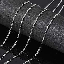 Tarnish Resistant 304 Stainless Steel Cable Chains&nbsp;X-CHS-Q001-13-100m