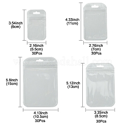 30Pcs Transparent Plastic Resealable Packaging Bags&nbsp;OPP-FS0001-06C