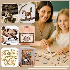 Handmade DIY Wooden Craft Kit&nbsp;DIY-WH0899-812