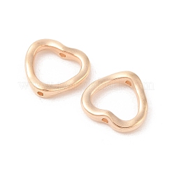 Ccbプラスチックビーズフレーム  ハート  ゴールドカラー  13x14x3mm  穴：1.4mm  内径：8x9mm&nbsp;CCB-N006-49G