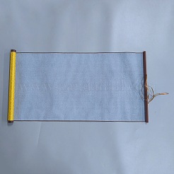 不織布、プラスチック、ポリエステル、鉄、中国の書道用筆、水書きの魔法の布  再利用可能な中国書道練習巻物  きいろ  750x397x27mm&nbsp;AJEW-WH0609-472C