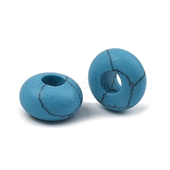 Synthetic Synthetic Turquoise European Beads&nbsp;GG-CBA02C4-06D
