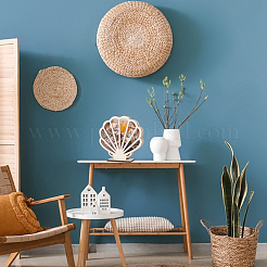 Shell Shaped Basswood Plywood Storage Boxes with Visible Window&nbsp;AJEW-WH0819-010