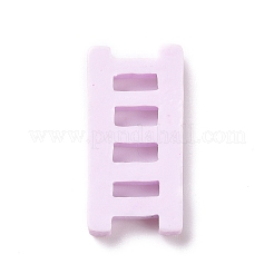 かわいい不透明樹脂カボション  はしご  ミックスカラー  31x15x4mm&nbsp;RESI-L037-10