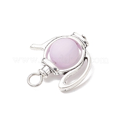 Resin Imitation Cat Eye Pendants&nbsp;PALLOY-JF04167