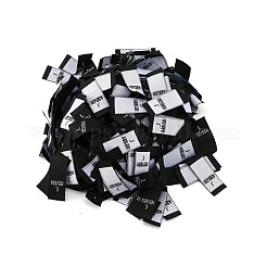 Polyester Clothing Size Labels(L)&nbsp;LS-FIND-WH0003-76E