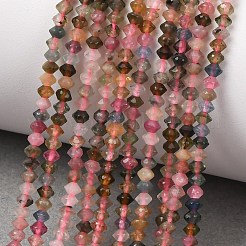 Natural Multicolor Tourmaline Beads Strands&nbsp;G-D110-C02-03