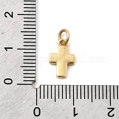 真鍮製エナメルチャーム  クロスチャーム  丸カン付き  鉛フリー＆カドミウムフリー  長持ちメッキ  18KGP本金メッキ  ラックめっき  桃パフ  12x7x2mm  穴：2mm&nbsp;KK-I360-084G