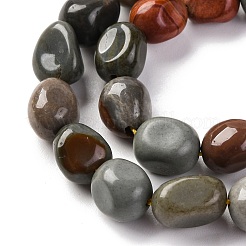 Natural Ocean Jasper Beads Strands&nbsp;G-G146-A12-01