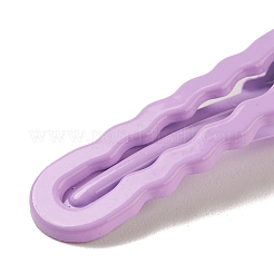女の子用スプレー塗装鉄アリゲーターヘアクリップ  ミックスカラー  50x13x12mm&nbsp;PHAR-P007-01