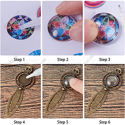 DIY Blank Dome Sull Bookmark Making Kit&nbsp;DIY-SC0021-04