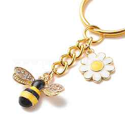 Alloy & Brass Enamel Keychains&nbsp;KEYC-JKC00348