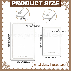 2Pcs 2 Sizes Acrylic Measuring Tools Sets&nbsp;DIY-BC0014-14
