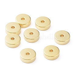 201ステンレススチールスペーサービーズ  フラットラウンド/ディスク  24KGP本金メッキ  6x2mm  穴：1.2mm&nbsp;X-STAS-P327-04G