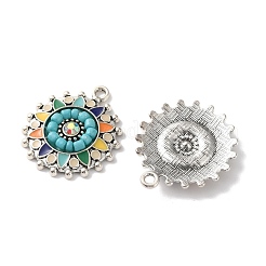 Bohemia Tibetan Style Alloy & Enamel & Rhinestone Pendants&nbsp;FIND-T074-07AS