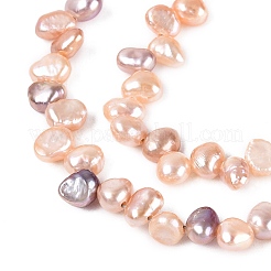 Natural Cultured Freshwater Pearl Beads Strands&nbsp;PEAR-N014-04P