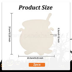 Unfinished Wooden Pieces&nbsp;WOOD-WH0002-32G