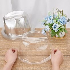 PVCプラスチック帽子スタンドラック  卓上フェドーラ帽ホルダー  ディスプレイウィッグスタンド  透明  240x205x130mm&nbsp;LS-DIY-WH0030-34