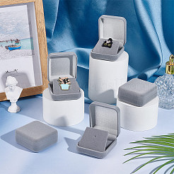 Flocking Plastic Badge Storage Box&nbsp;CON-WH0105-04B