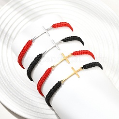 4Pcs 4 Styles Adjustable 201 Stainless Steel Link Bracelets&nbsp;BJEW-JB13790