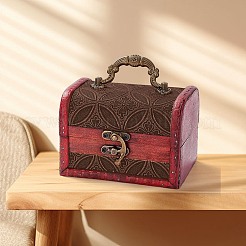 CutHollow 1Pc Vintage Wooden Jewelry Box&nbsp;AJEW-CL0001-12A