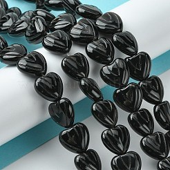 Natural Black Onyx Beads Strands&nbsp;G-D067-E01