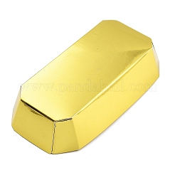 紙製サービングトレイ  お茶用  デザート  フルーツサービングとジュエリーディスプレイ  ゴールド  20.5x11.5x4.5cm&nbsp;LS-CON-XCP0002-43