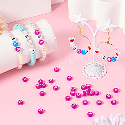 100Pcs 5 Styles Transparent Acrylic Beads&nbsp;OACR-TA0003-48A